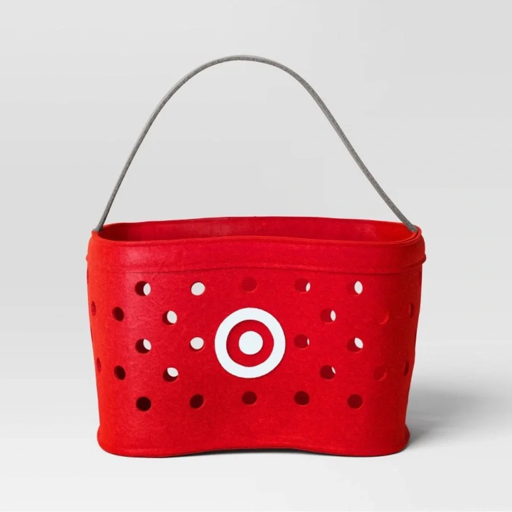 Plush Target Basket Halloween Trick or Treat Pail